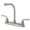 Kingston Brass 8" Centerset Kitchen Faucet, Brushed Nickel KB758RXLLS - alternate 1